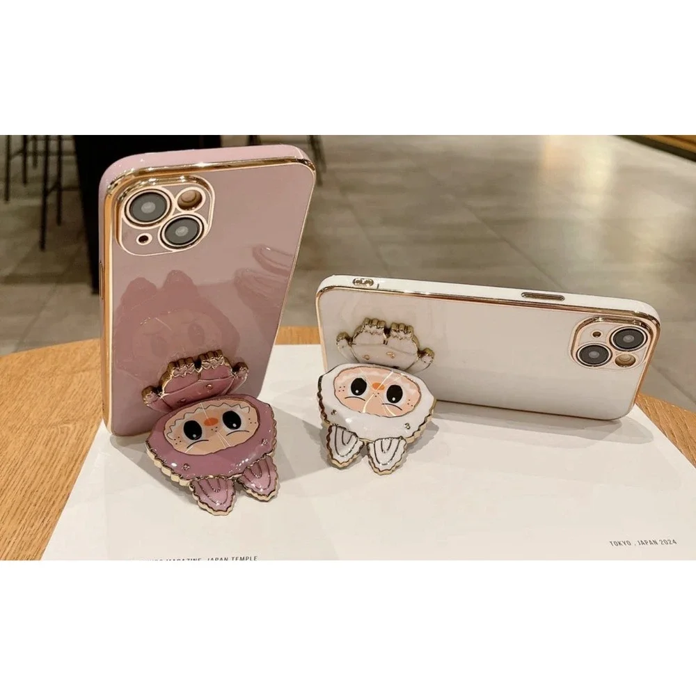 Cute Cartoon Bunny‎ Phone Stand Mirror Foldable 360° Adjustable Phone Holder